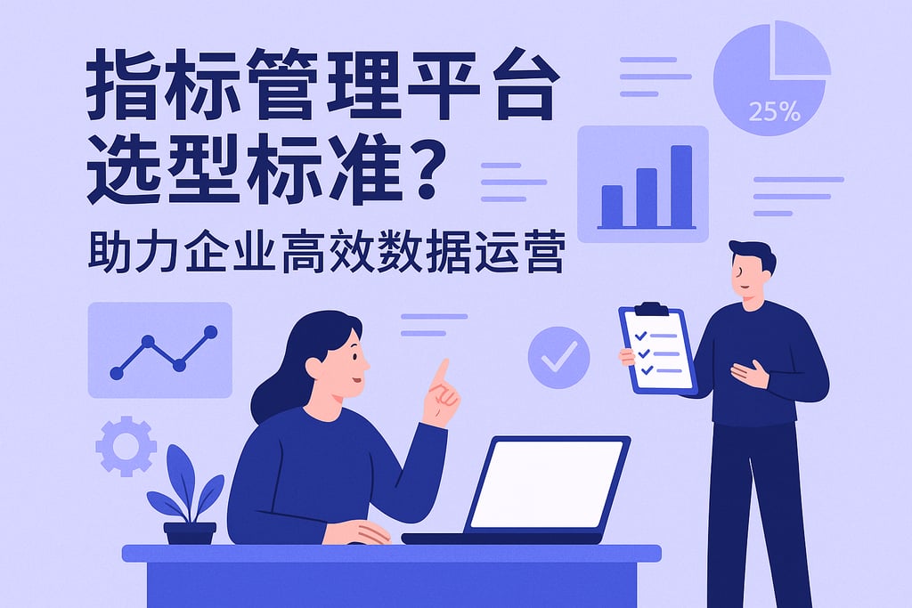 指标管理平台选型标准？助力企业高效数据运营
