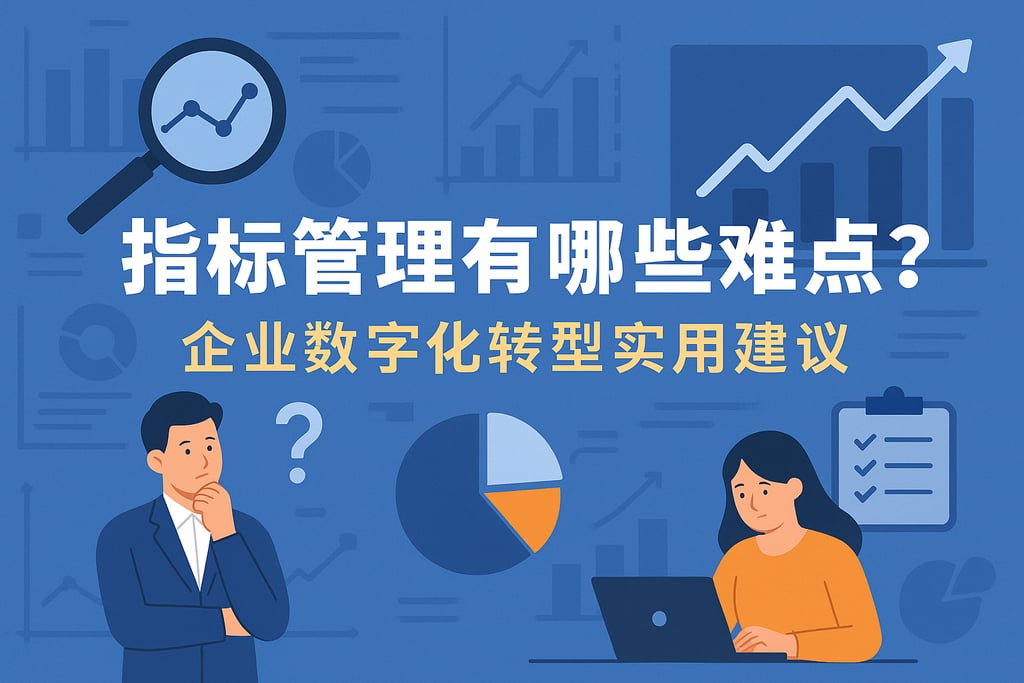 指标管理有哪些难点？企业数字化转型实用建议