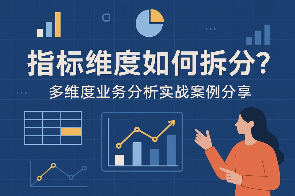 指标维度如何拆分？多维度业务分析实战案例分享