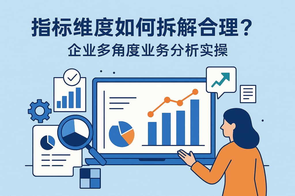 指标维度如何拆解合理？企业多角度业务分析实操
