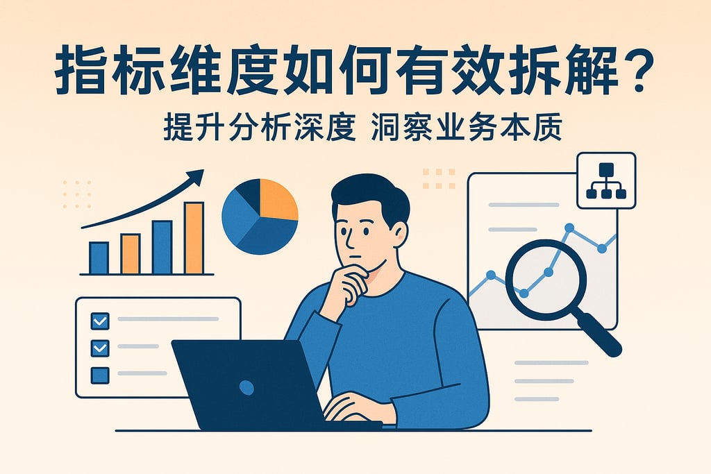 指标维度如何有效拆解？提升分析深度洞察业务本质