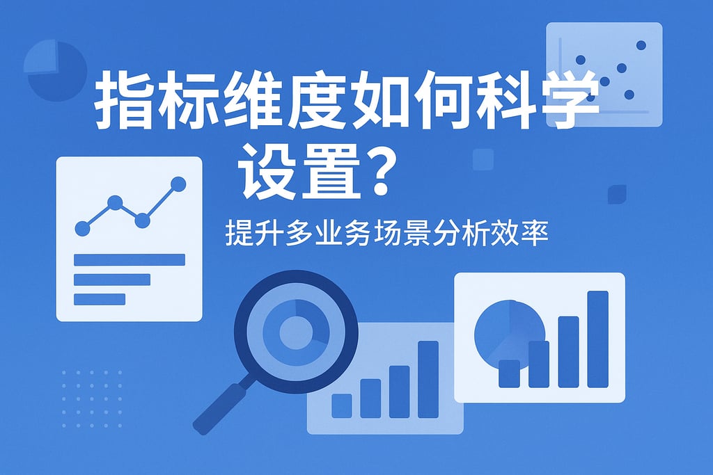 指标维度如何科学设置？提升多业务场景分析效率