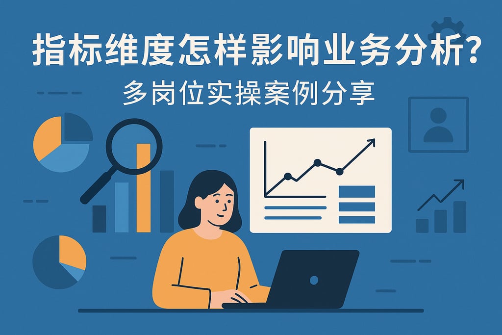 指标维度怎样影响业务分析？多岗位实操案例分享