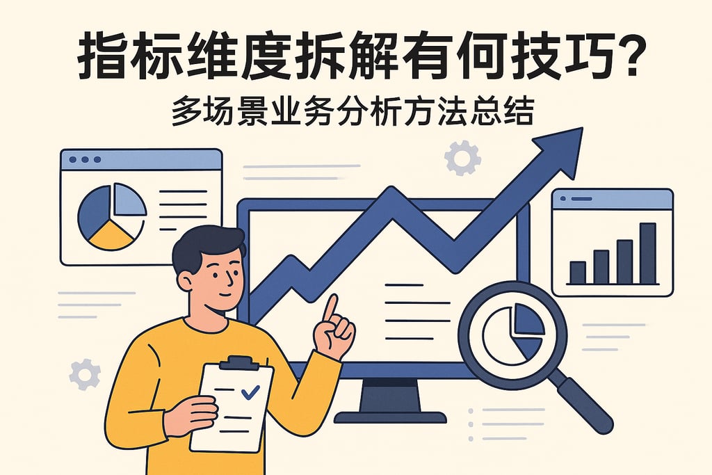 指标维度拆解有何技巧？多场景业务分析方法总结