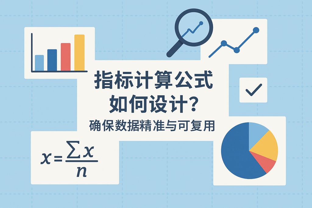 指标计算公式如何设计？确保数据精准与可复用