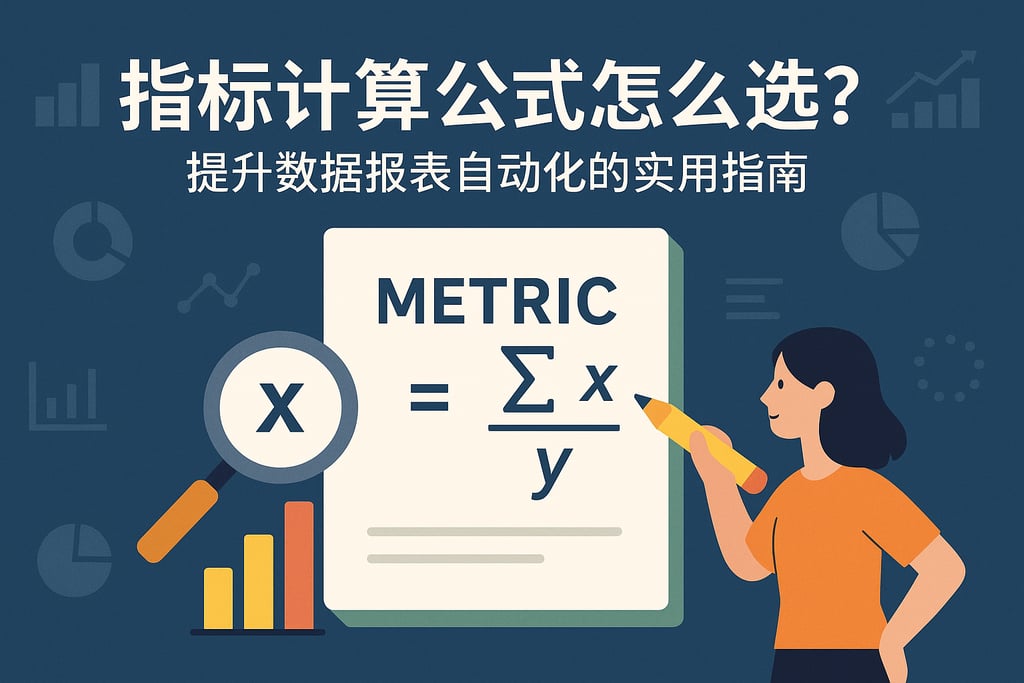 指标计算公式怎么选？提升数据报表自动化的实用指南