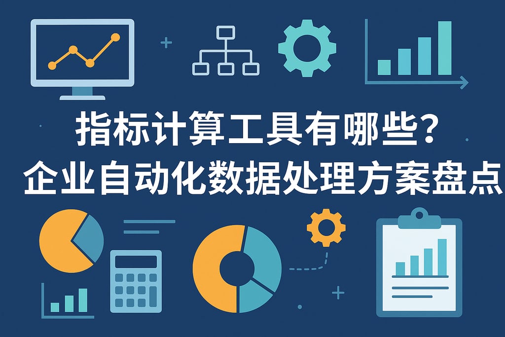 指标计算工具有哪些？企业自动化数据处理方案盘点