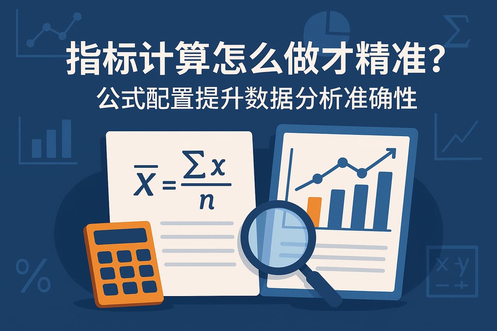 指标计算怎么做才精准？公式配置提升数据分析准确性