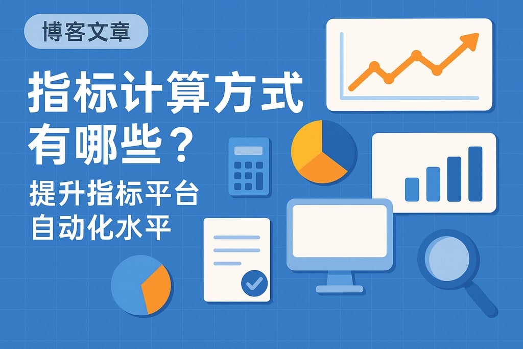 指标计算方式有哪些？提升指标平台自动化水平