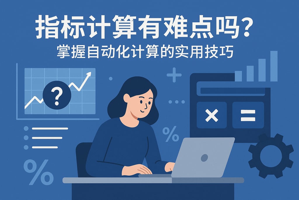 指标计算有难点吗？掌握自动化计算的实用技巧