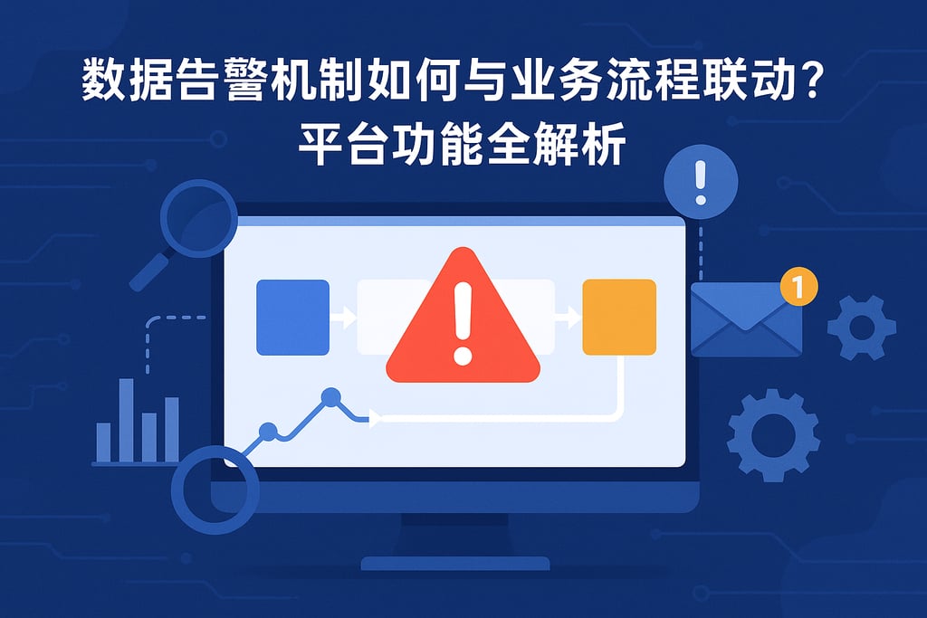 数据告警机制如何与业务流程联动？平台功能全解析