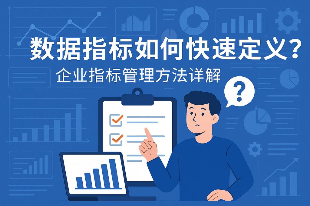 数据指标如何快速定义？企业指标管理方法详解