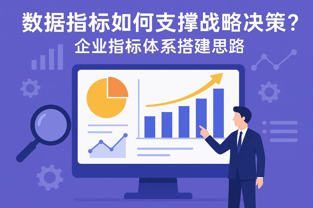 数据指标如何支撑战略决策？企业指标体系搭建思路