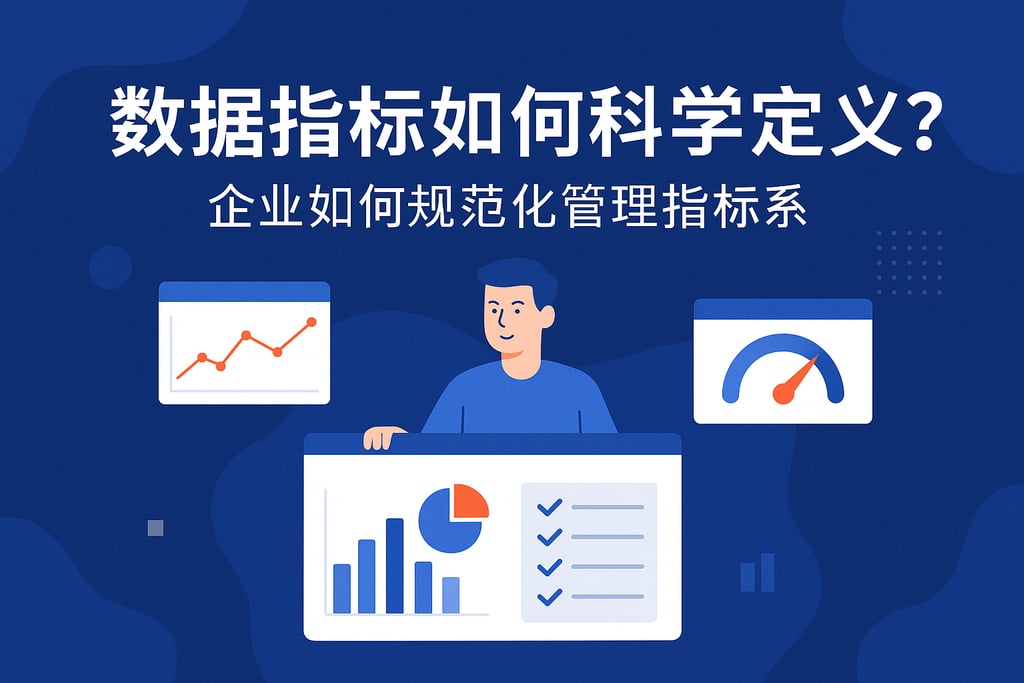 数据指标如何科学定义？企业如何规范化管理指标体系