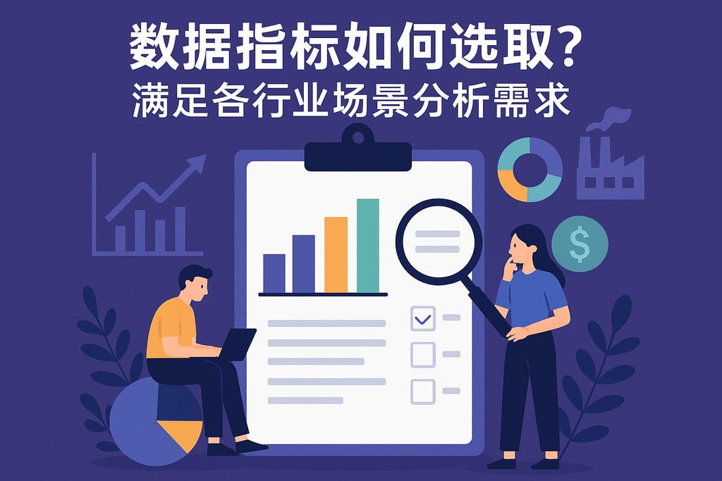 数据指标如何选取？满足各行业场景分析需求