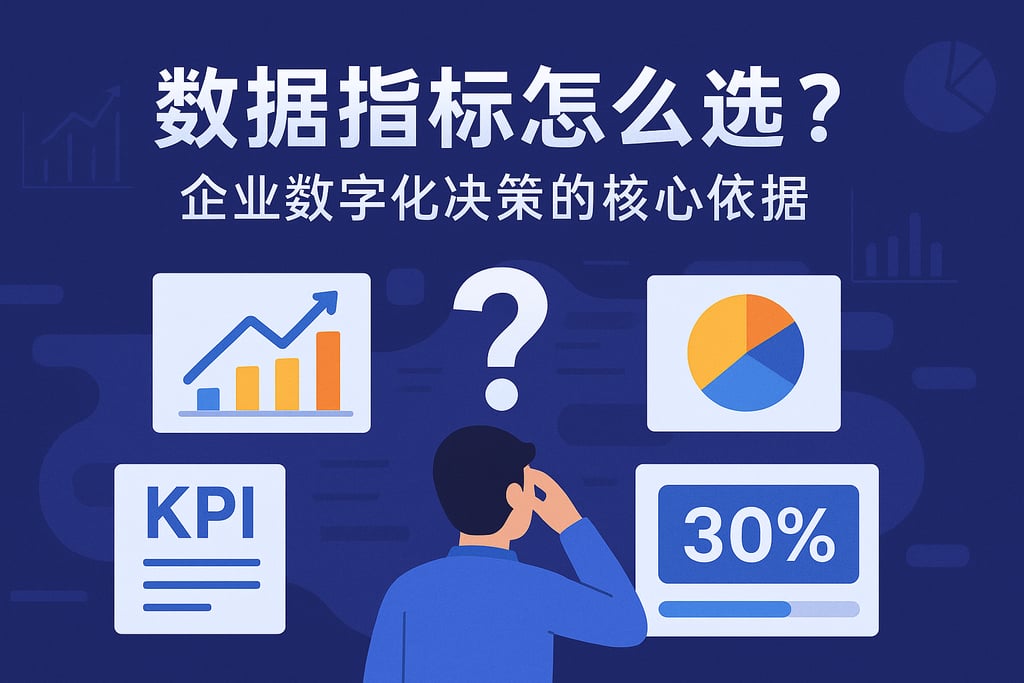数据指标怎么选？企业数字化决策的核心依据