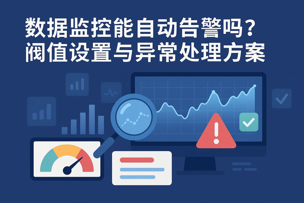 数据监控能自动告警吗？阈值设置与异常处理方案