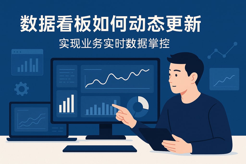 数据看板如何动态更新？实现业务实时数据掌控