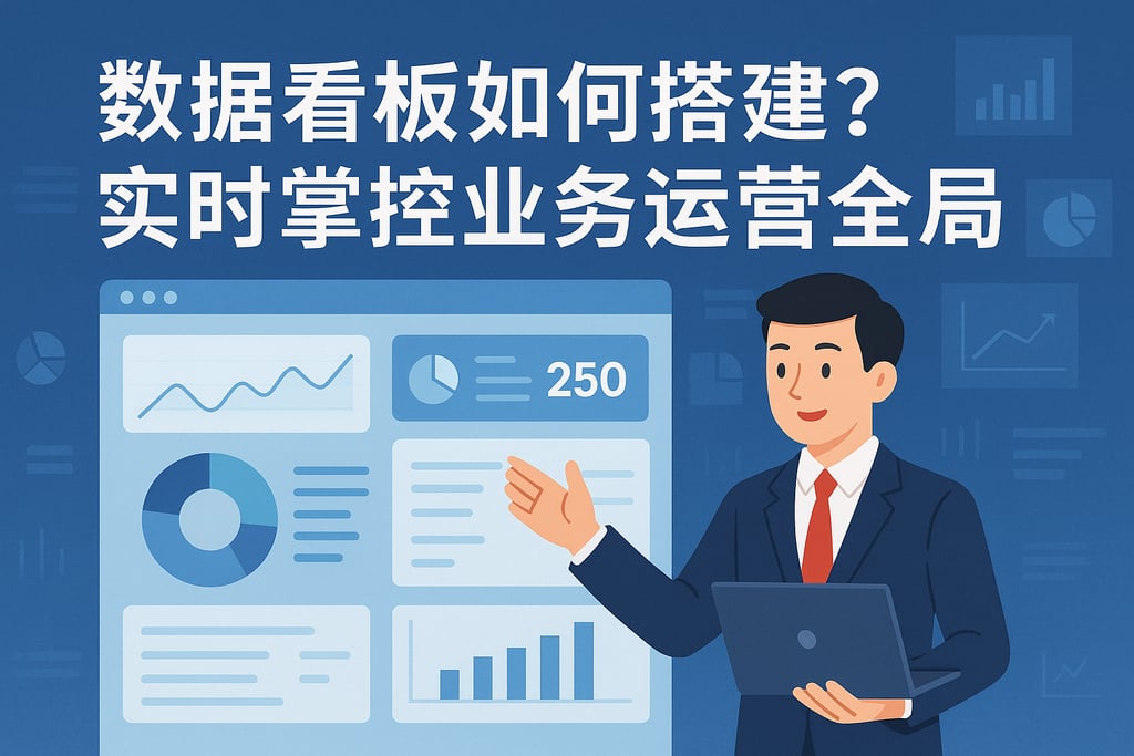 数据看板如何搭建？实时掌控业务运营全局