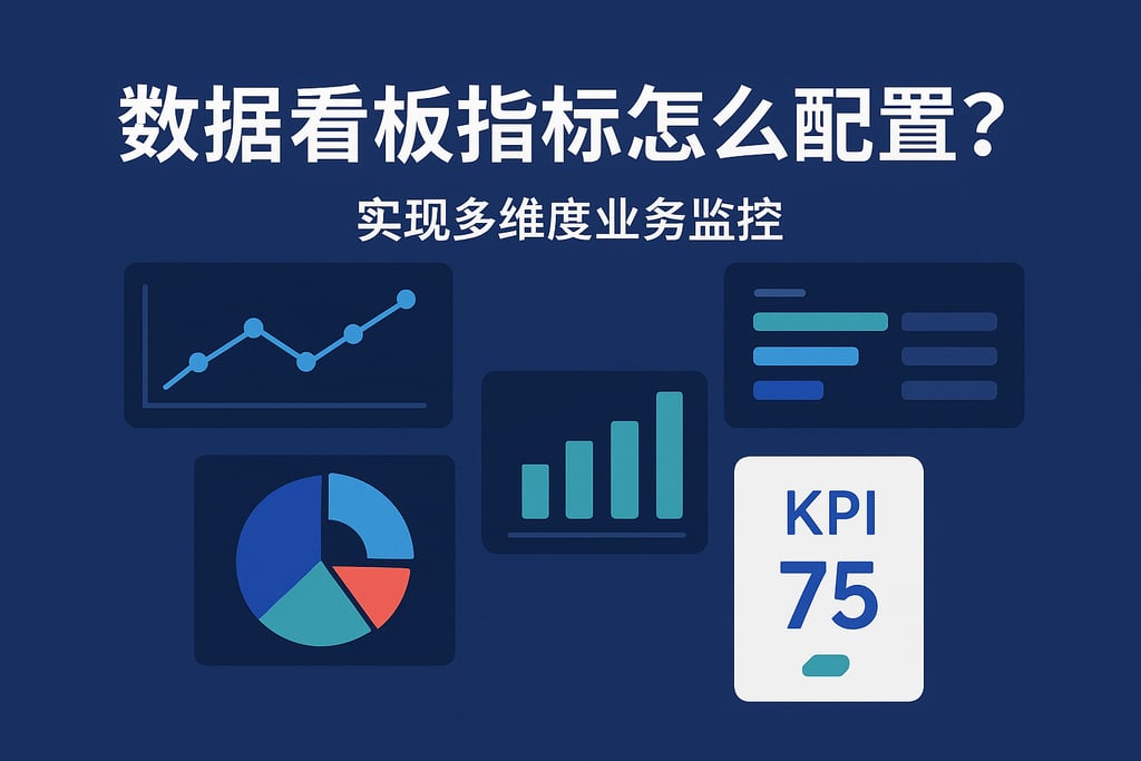 数据看板指标怎么配置？实现多维度业务监控