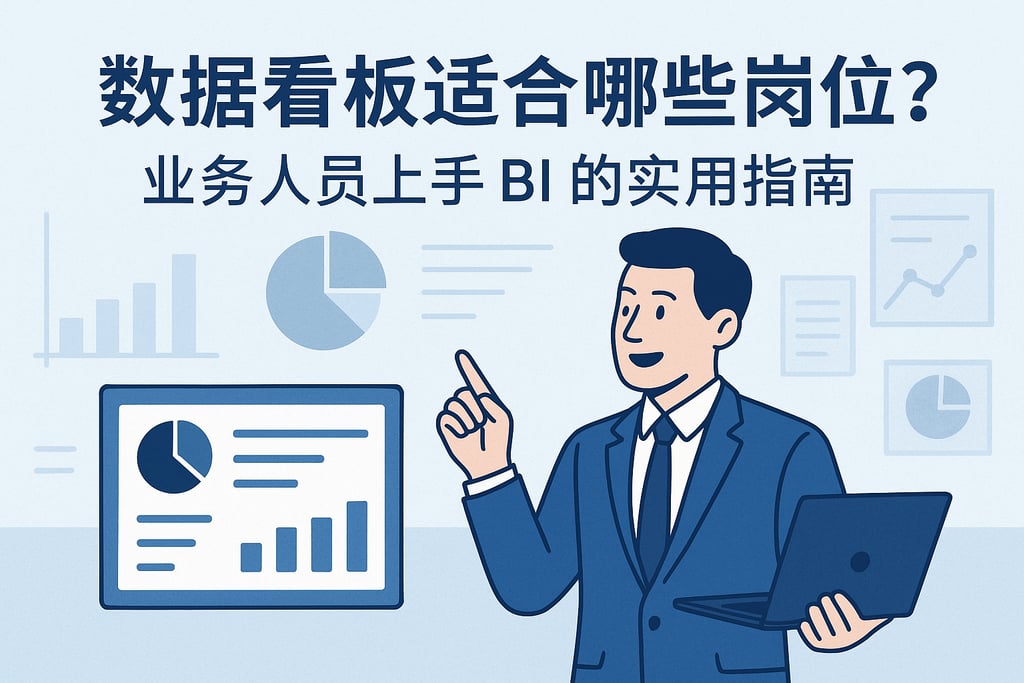 数据看板适合哪些岗位？业务人员上手BI的实用指南