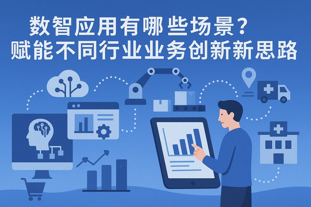 数智应用有哪些场景？赋能不同行业业务创新新思路