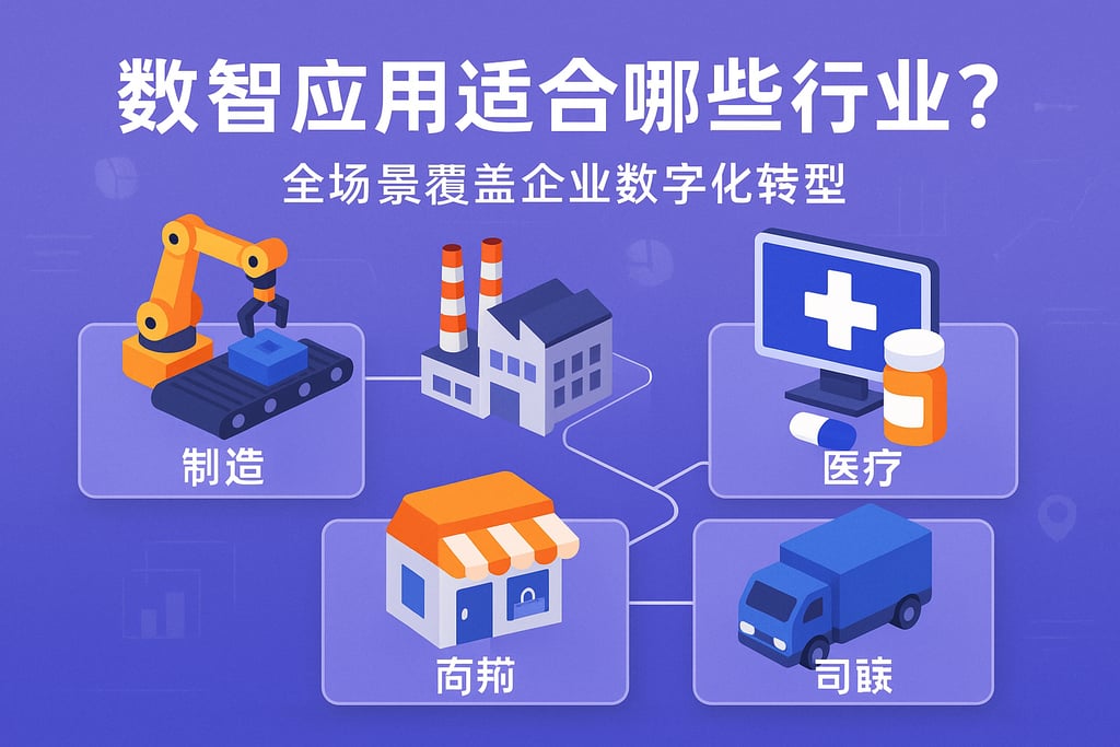 数智应用适合哪些行业？全场景覆盖企业数字化转型