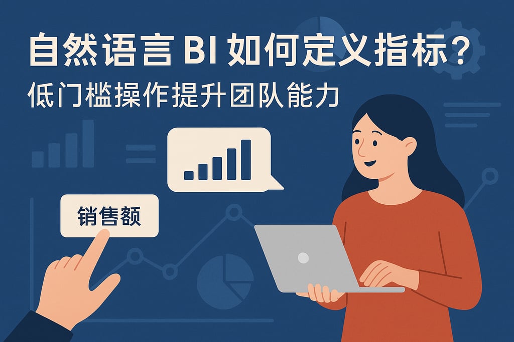 自然语言BI如何定义指标？低门槛操作提升团队能力