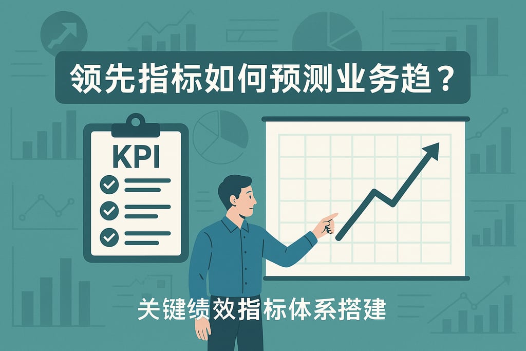 领先指标如何预测业务趋势？关键绩效指标体系搭建
