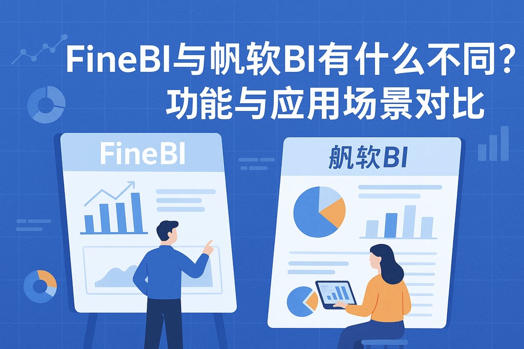 FineBI与帆软BI有什么不同？功能与应用场景对比