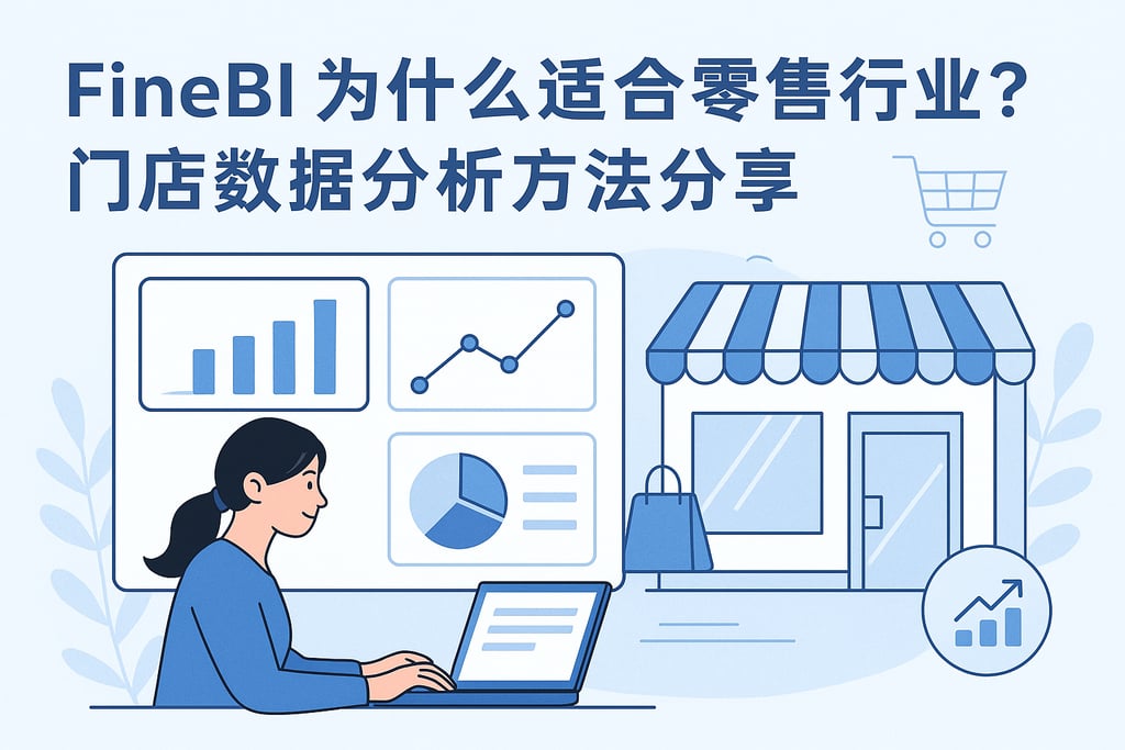 FineBI为什么适合零售行业？门店数据分析方法分享