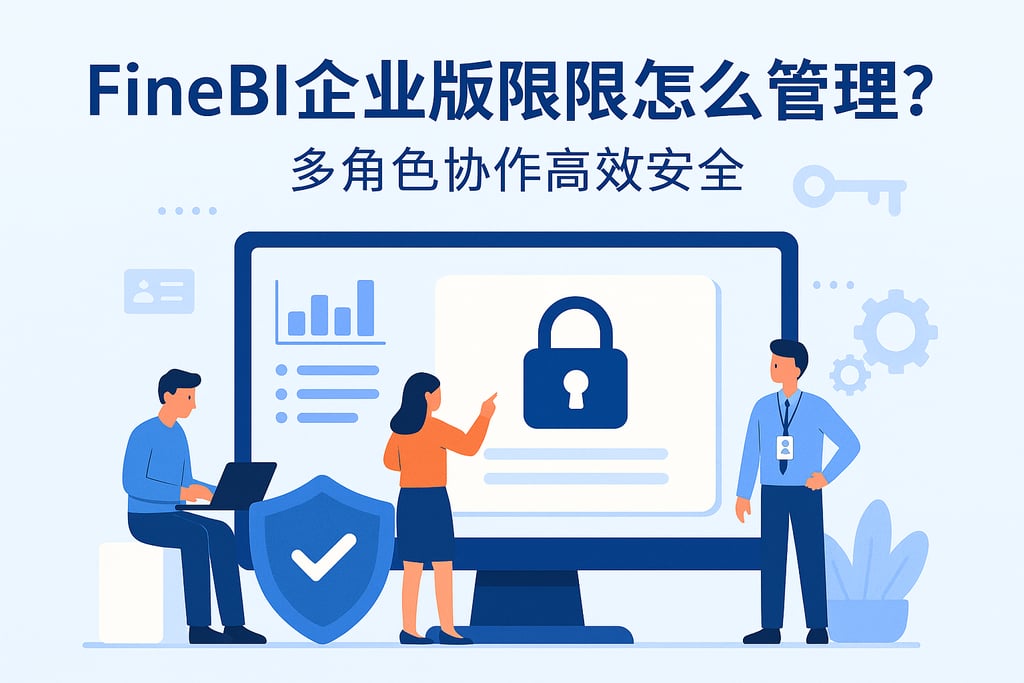 FineBI企业版权限怎么管理？多角色协作高效安全