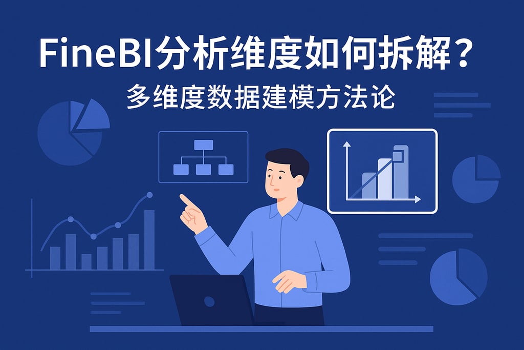 FineBI分析维度如何拆解？多维度数据建模方法论