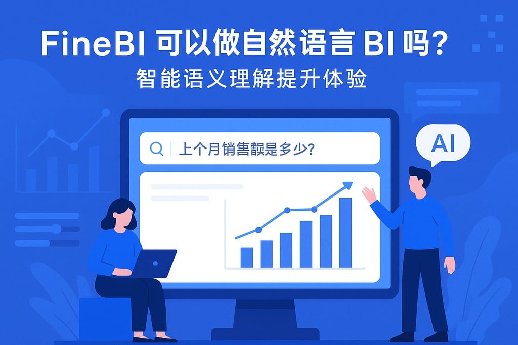 FineBI可以做自然语言BI吗？智能语义理解提升体验