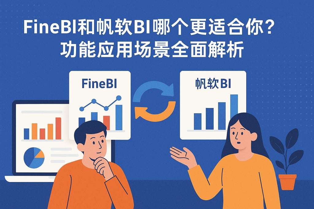 FineBI和帆软BI哪个更适合你？功能应用场景全面解析