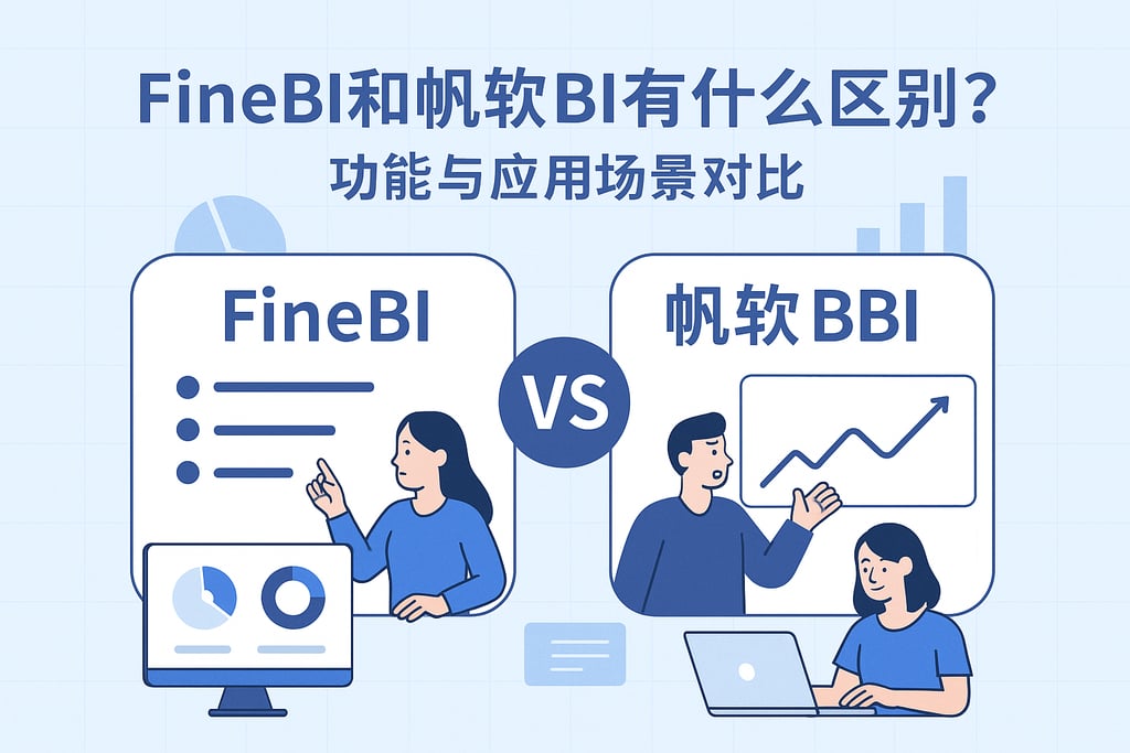 FineBI和帆软BI有什么区别？功能与应用场景对比