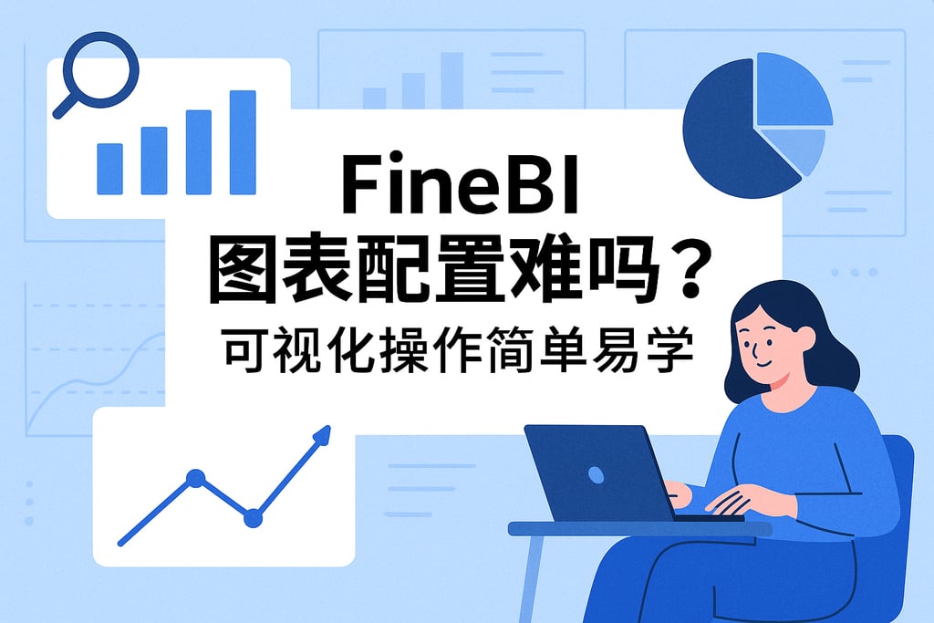 FineBI图表配置难吗？可视化操作简单易学