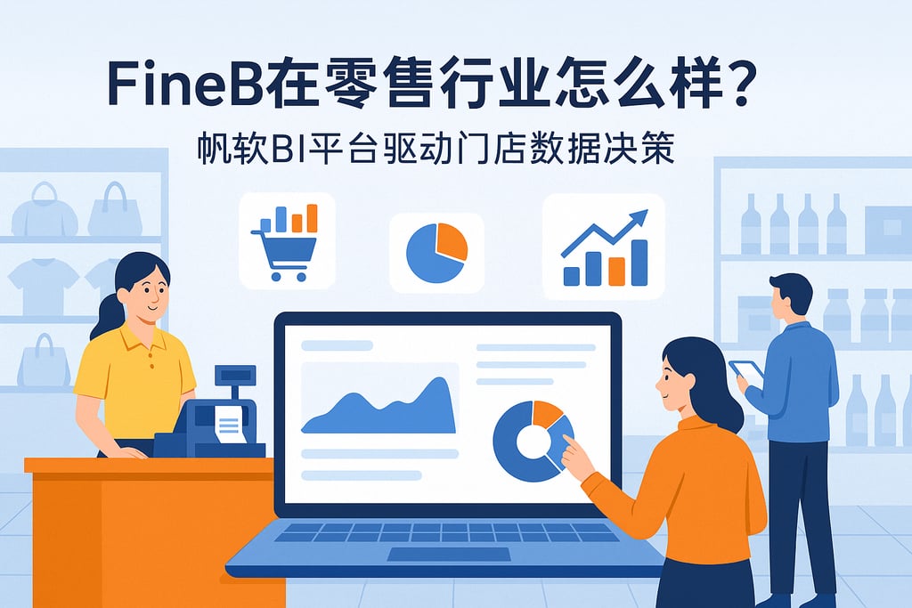 FineBI在零售行业怎么样？帆软BI平台驱动门店数据决策