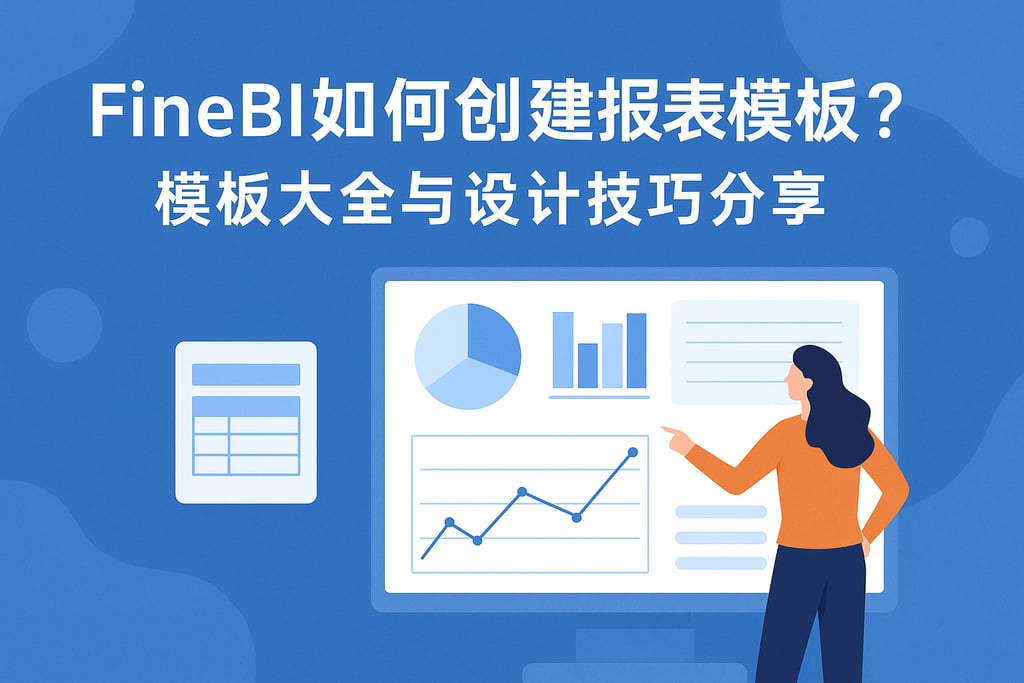 FineBI如何创建报表模板？模板大全与设计技巧分享