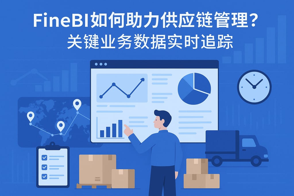 FineBI如何助力供应链管理？关键业务数据实时追踪