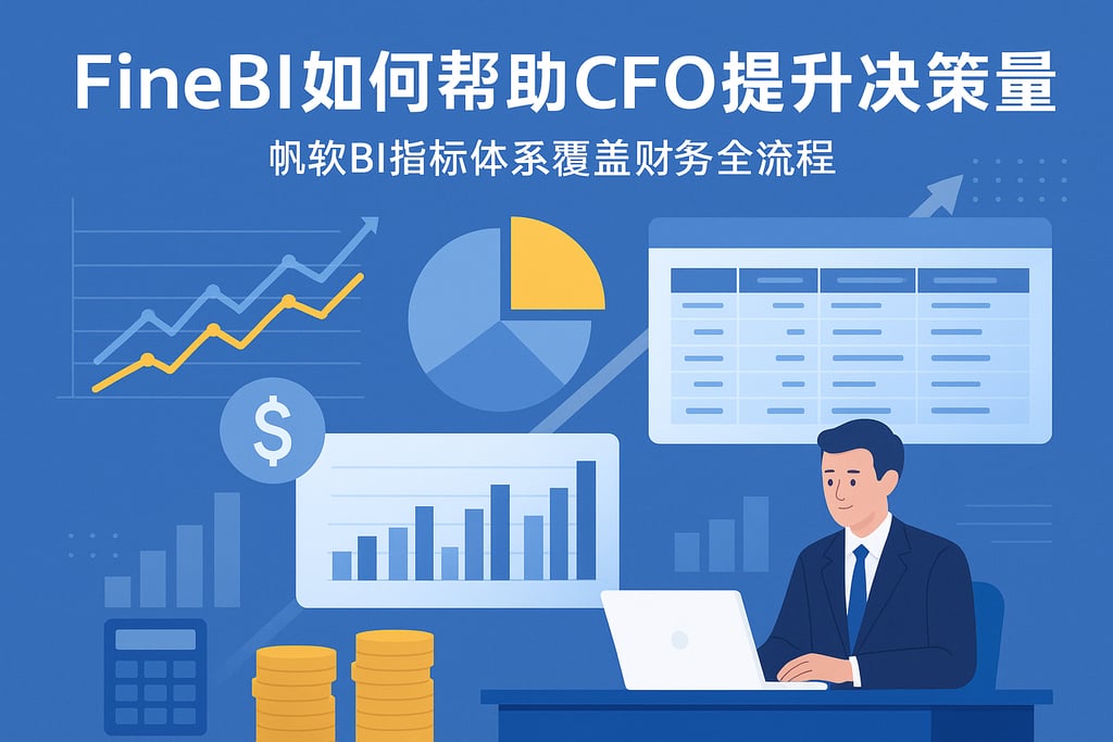 FineBI如何帮助CFO提升决策质量？帆软BI指标体系覆盖财务全流程