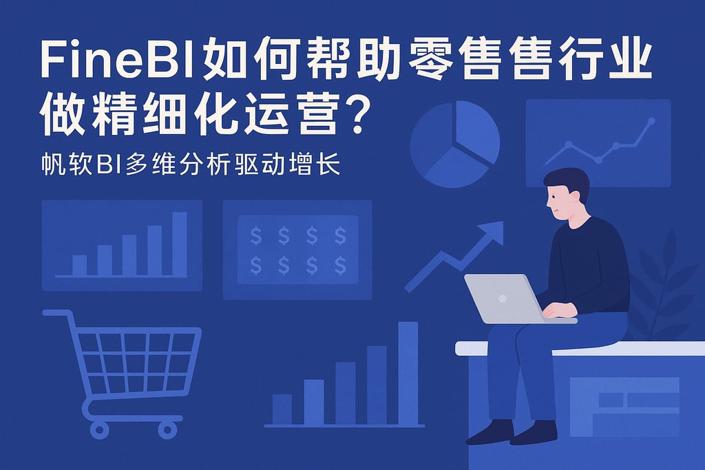 FineBI如何帮助零售行业做精细化运营？帆软BI多维分析驱动增长