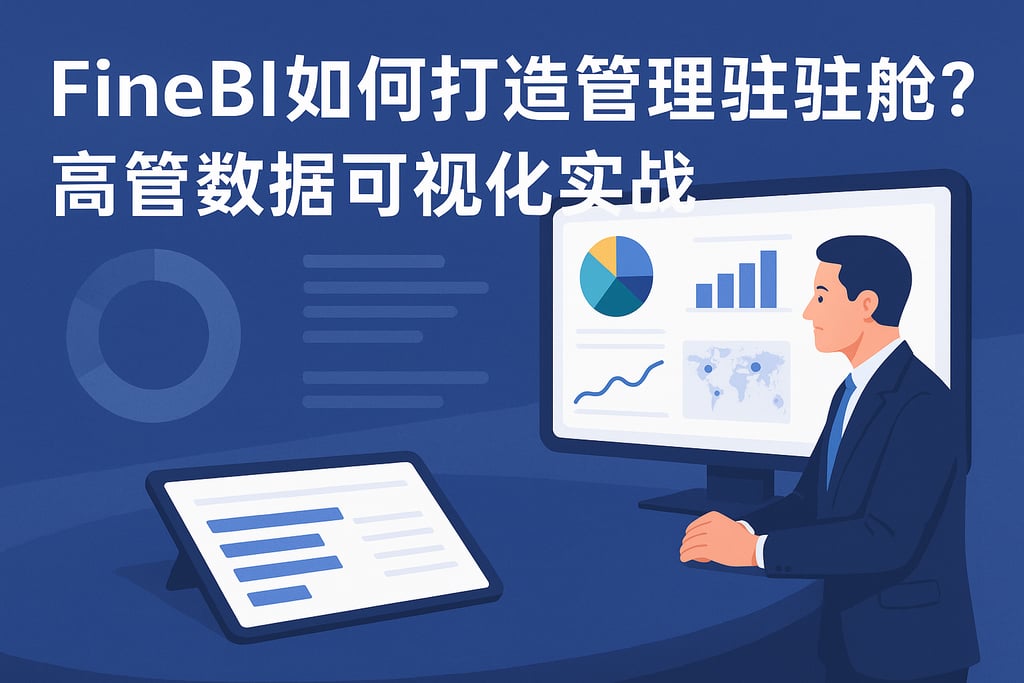 FineBI如何打造管理驾驶舱？高管数据可视化实战
