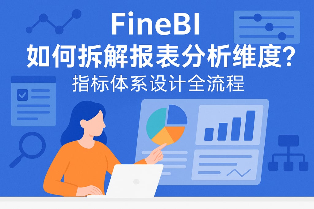 FineBI如何拆解报表分析维度？指标体系设计全流程