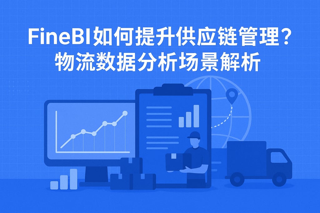 FineBI如何提升供应链管理？物流数据分析场景解析