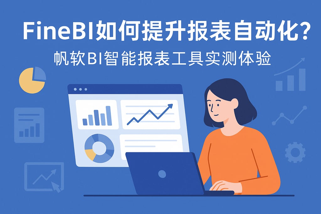 FineBI如何提升报表自动化？帆软BI智能报表工具实测体验