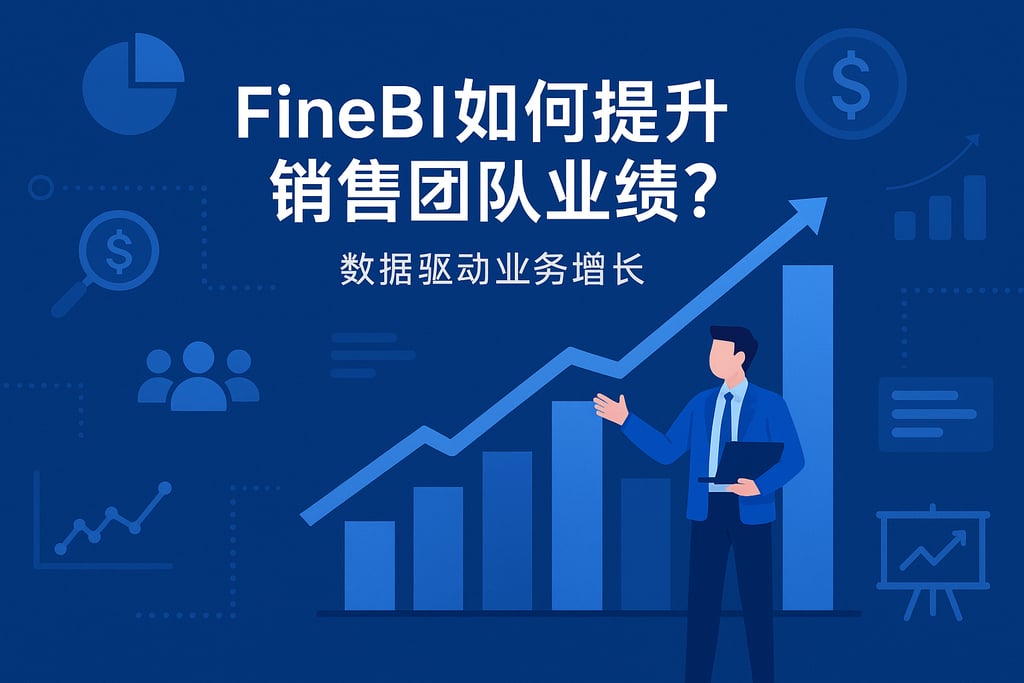 FineBI如何提升销售团队业绩？数据驱动业务增长