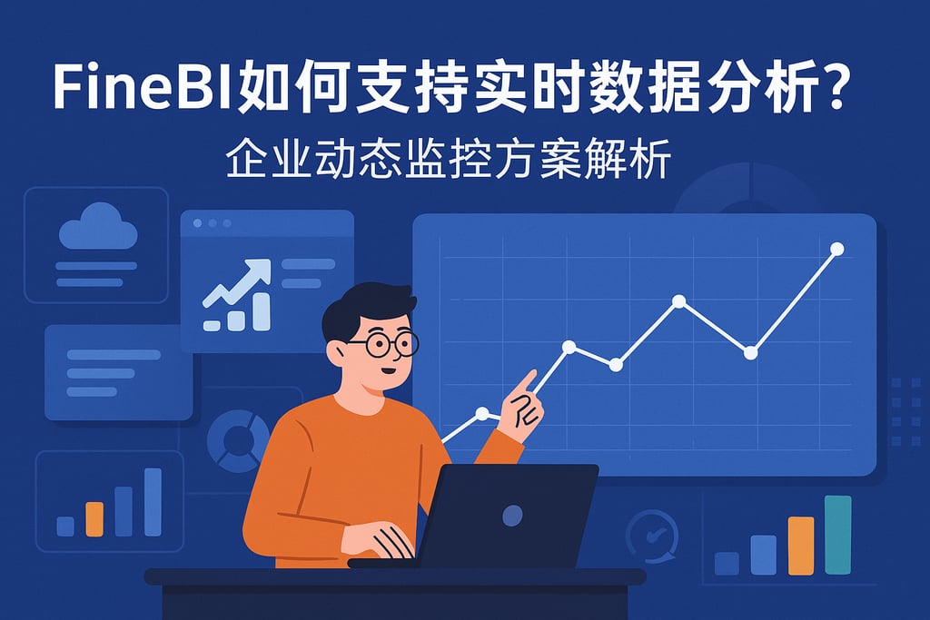 FineBI如何支持实时数据分析？企业动态监控方案解析
