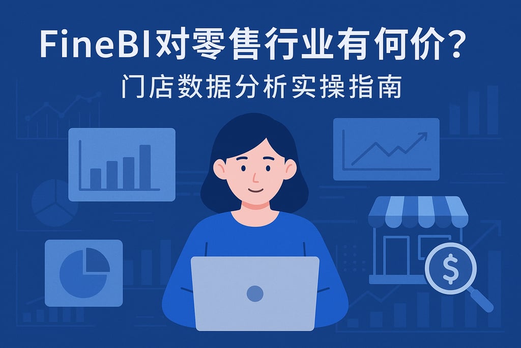 FineBI对零售行业有何价值？门店数据分析实操指南