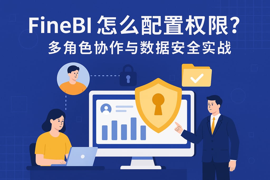 FineBI怎么配置权限？多角色协作与数据安全实战